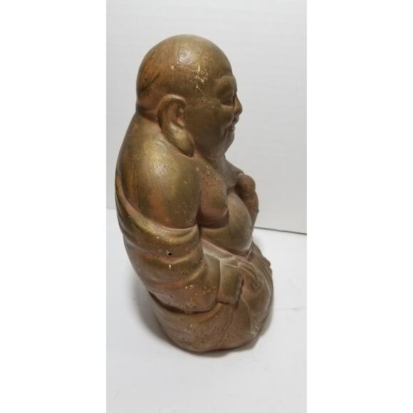 Laughing Buddha Heavy stone or ceramic 5.1304 - Picture 7 of 16